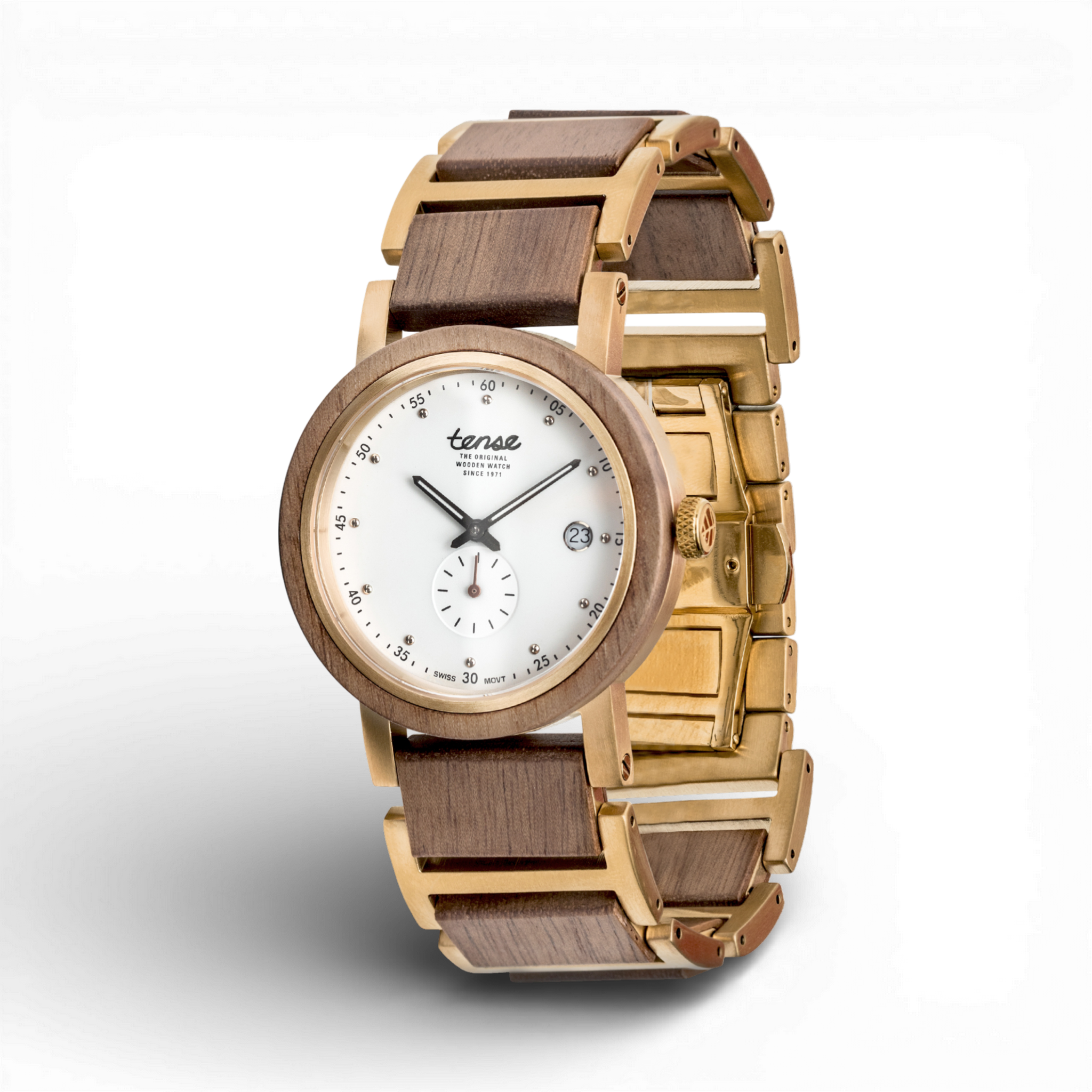 Walnut/Gold