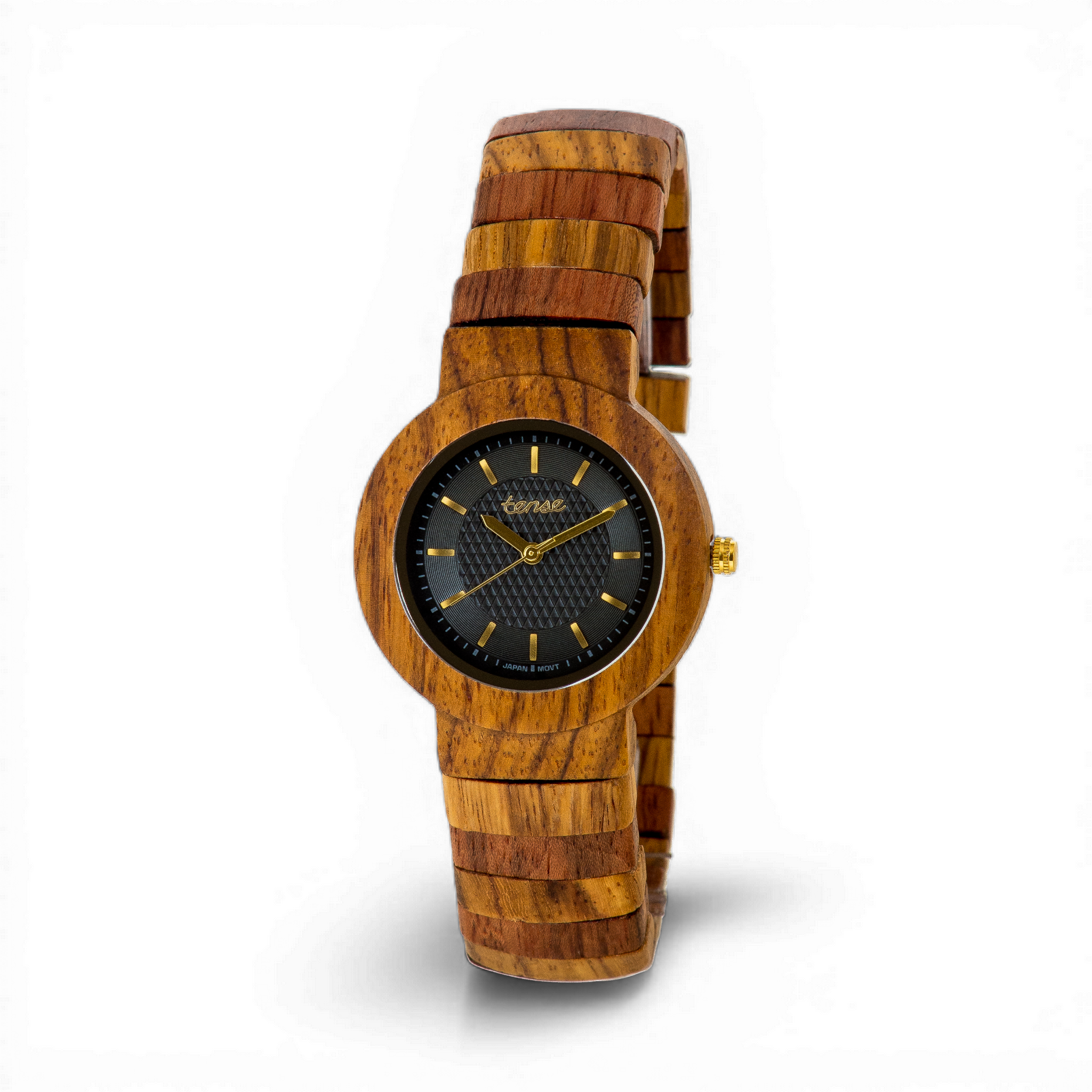 Teak/Black Dial