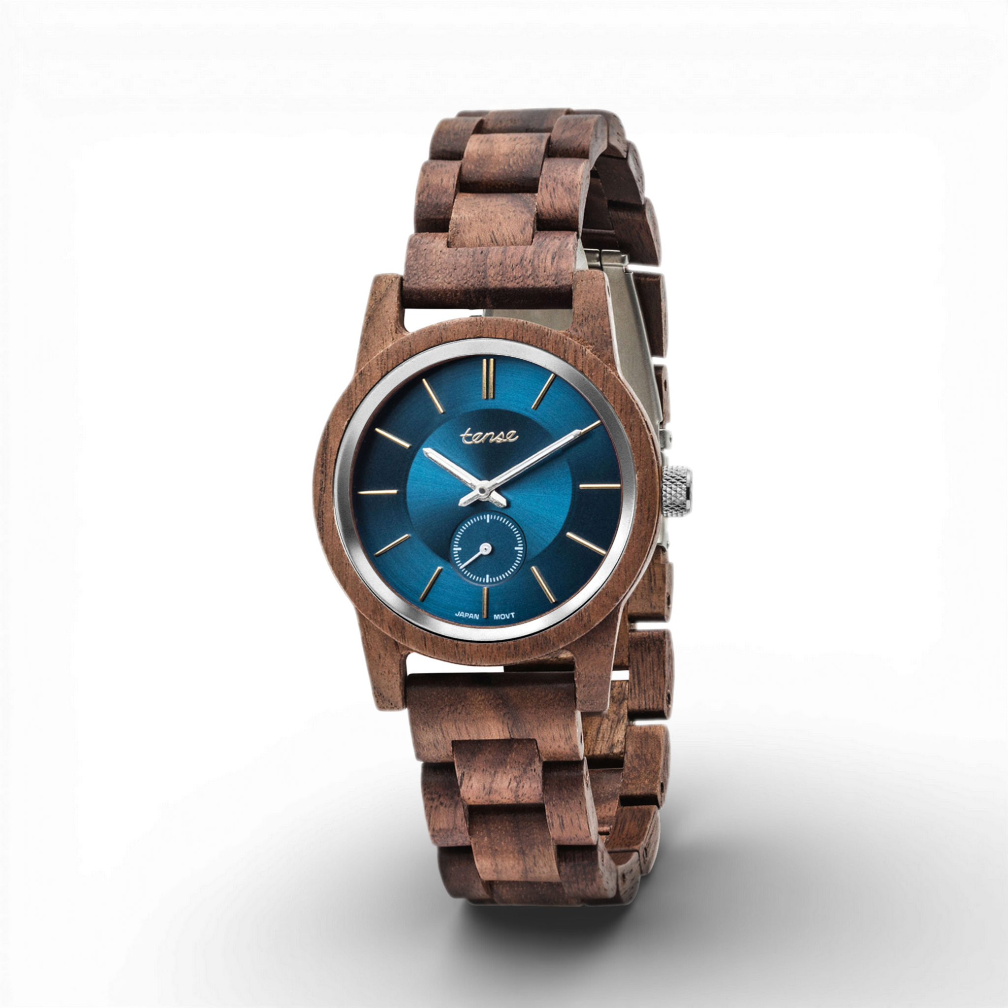 Walnut/Blue
