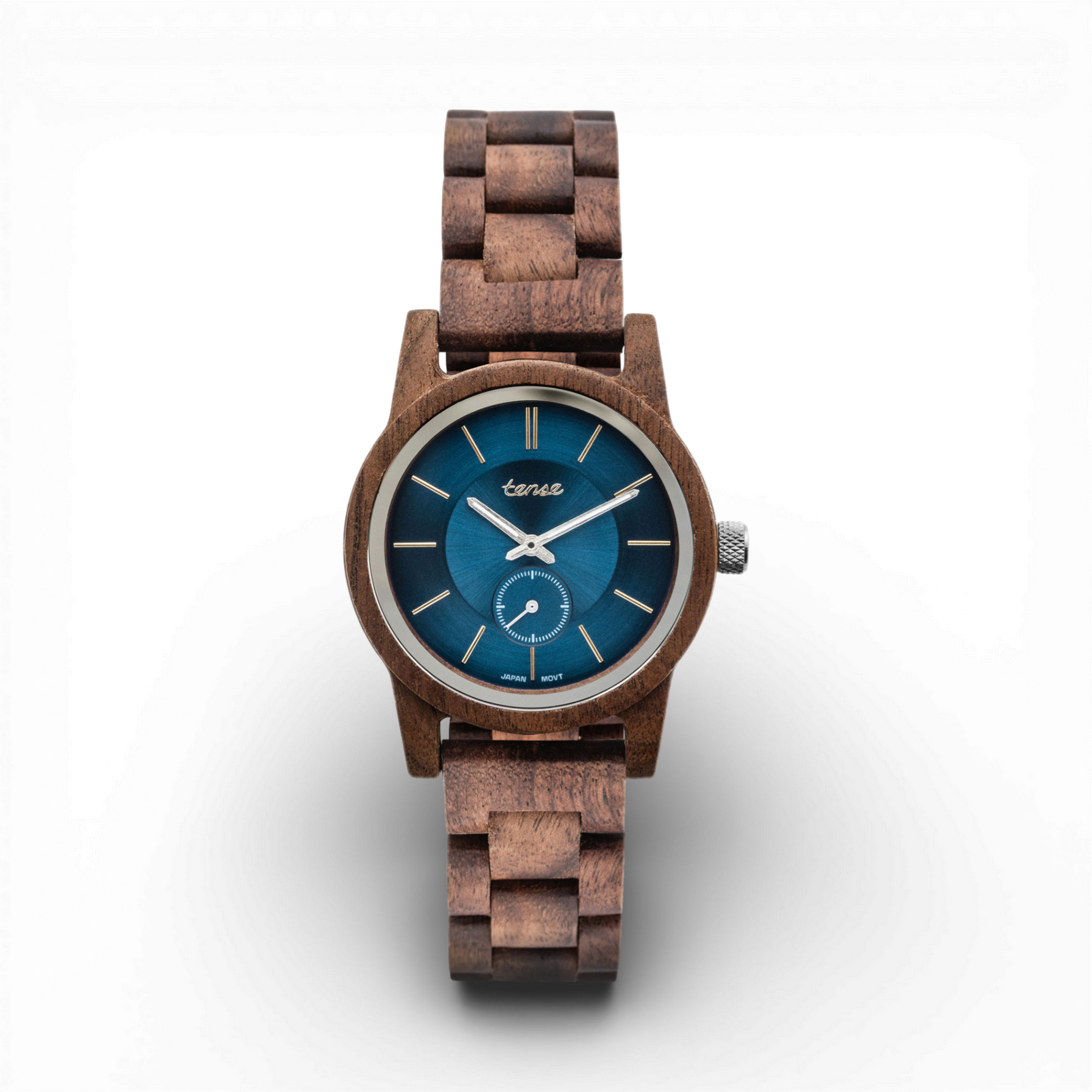 Walnut/Blue
