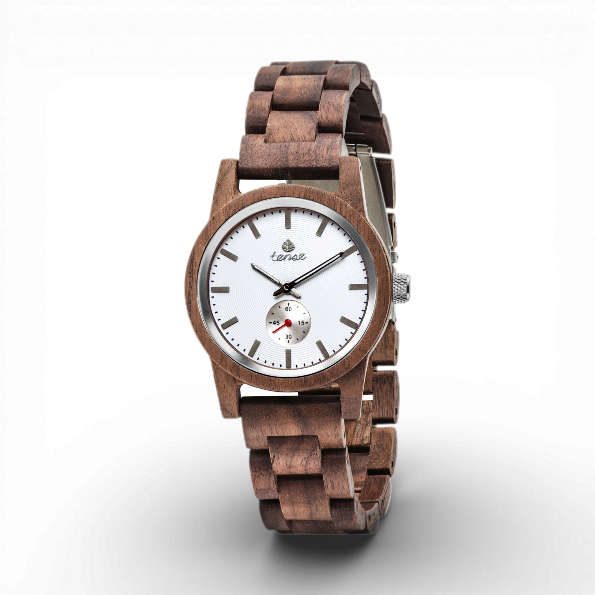 Walnut/White Dial