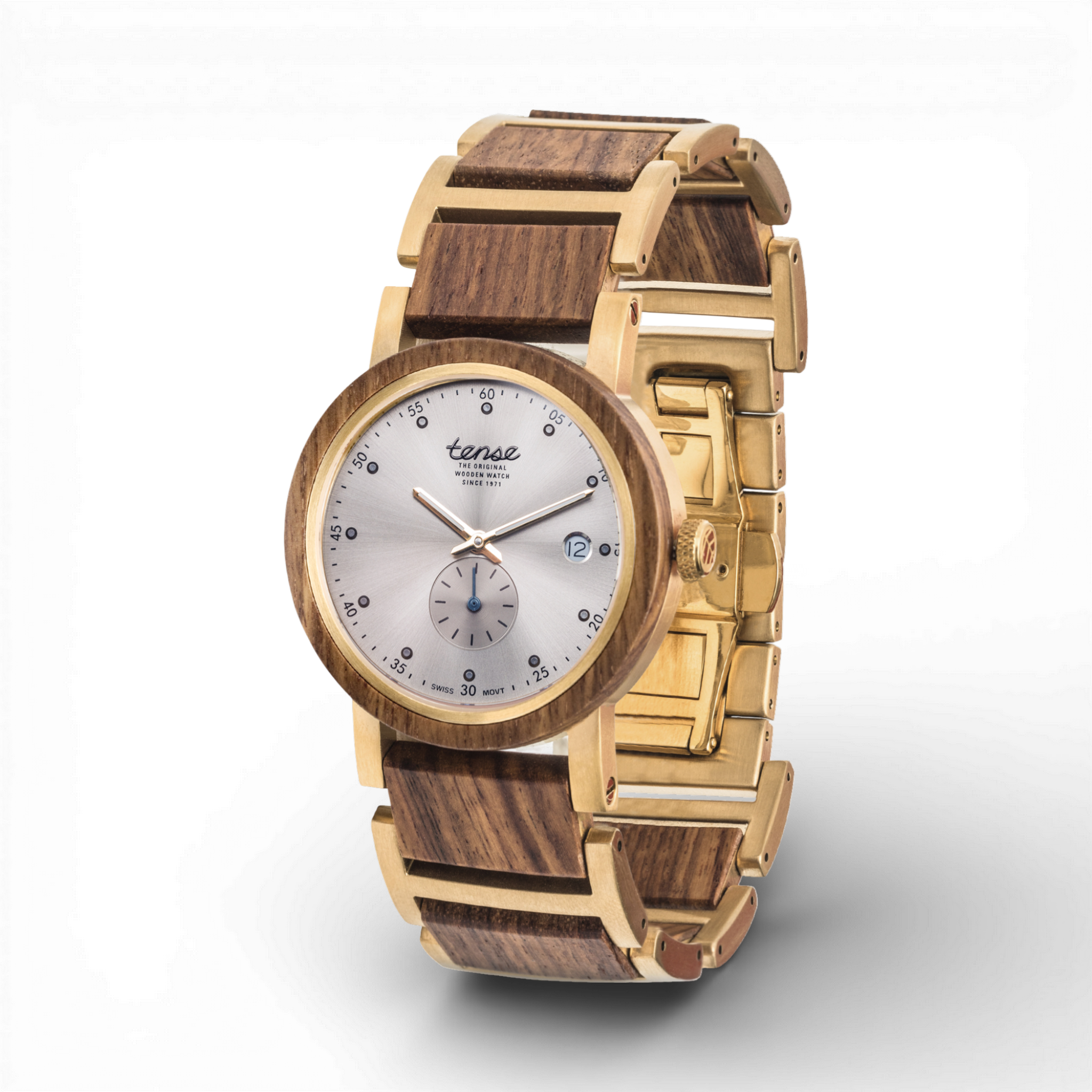 Teak/Gold