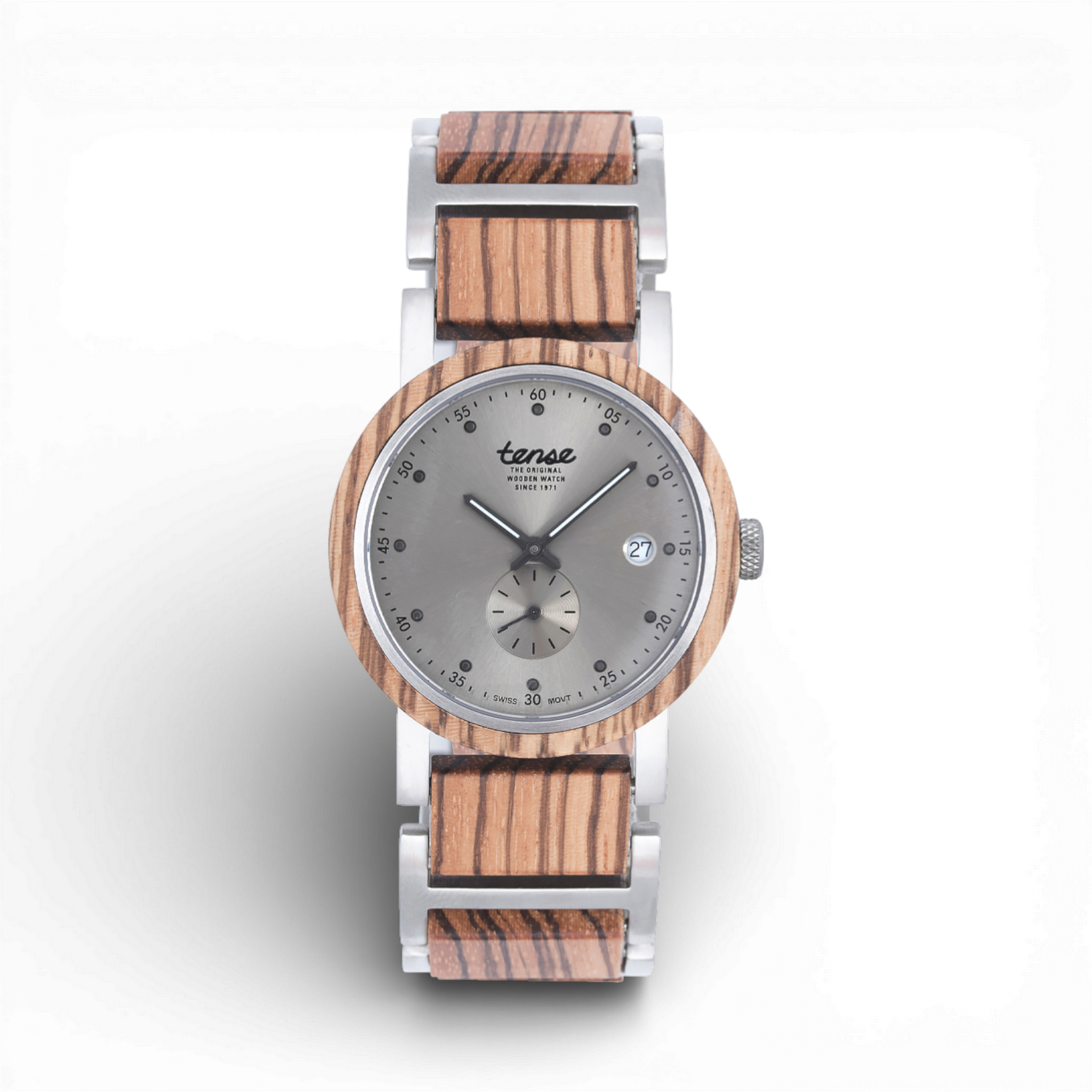 Zebrawood/Silver